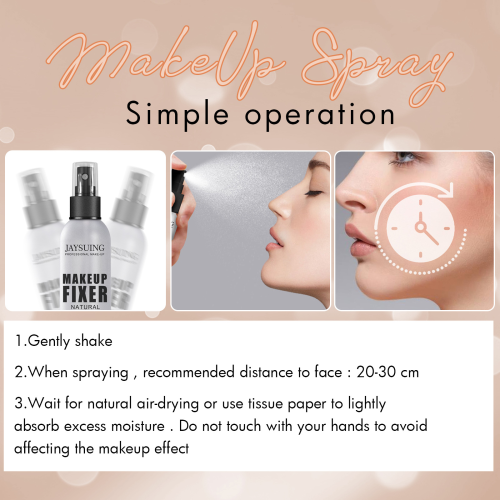 Vandfast setting spray, forfriskende
