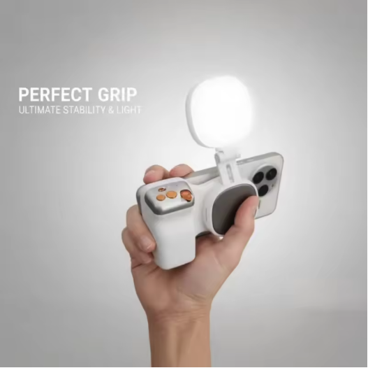 MagneticGrip - Perfekt Fotografi Magnetisk Telefon Greb med Fyldlys