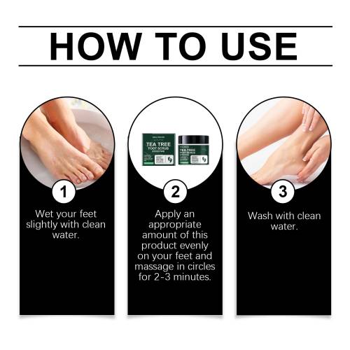 Tetræ havsalt fodscrub