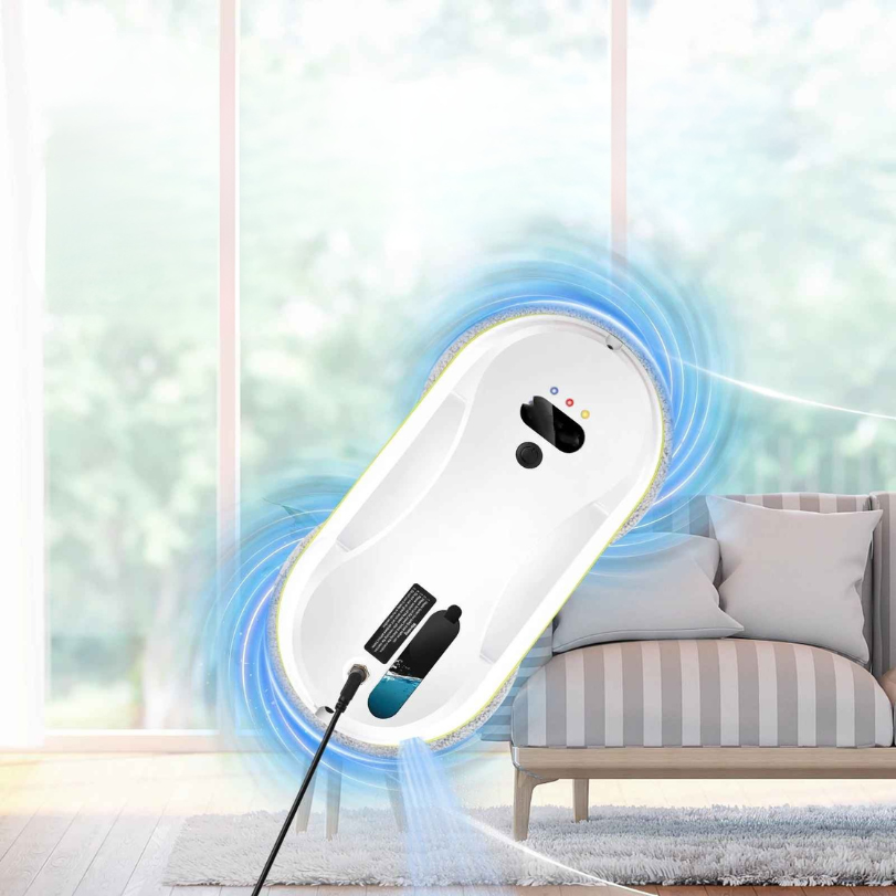 Cleaner Pro° CleaningBot: Smart Rensning Robot Med Sprøjte Og Sikkerhed Sensorer
