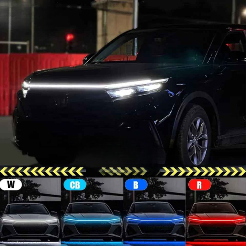 Ledsen™ CarLights - Dynamiske LED Lampe Bil Hætte 1.8M Strip