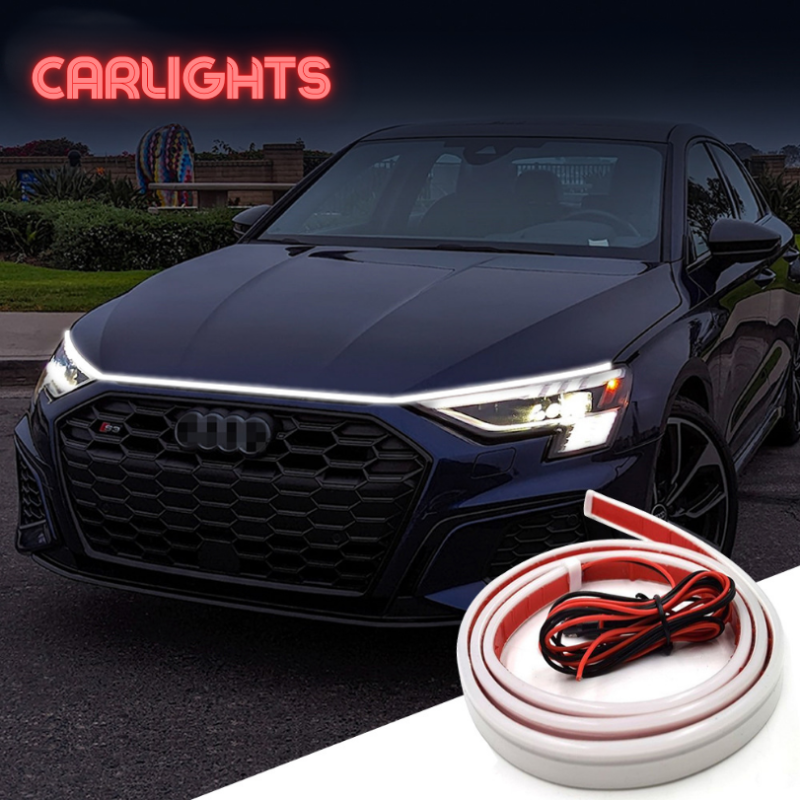 Ledsen™ CarLights - Dynamiske LED Lampe Bil Hætte 1.8M Strip
