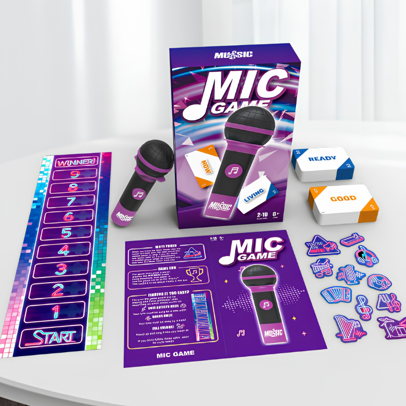 Kletshuts™ MusicGame – Interaktiv Musik Mikrofon Sjov Familielek