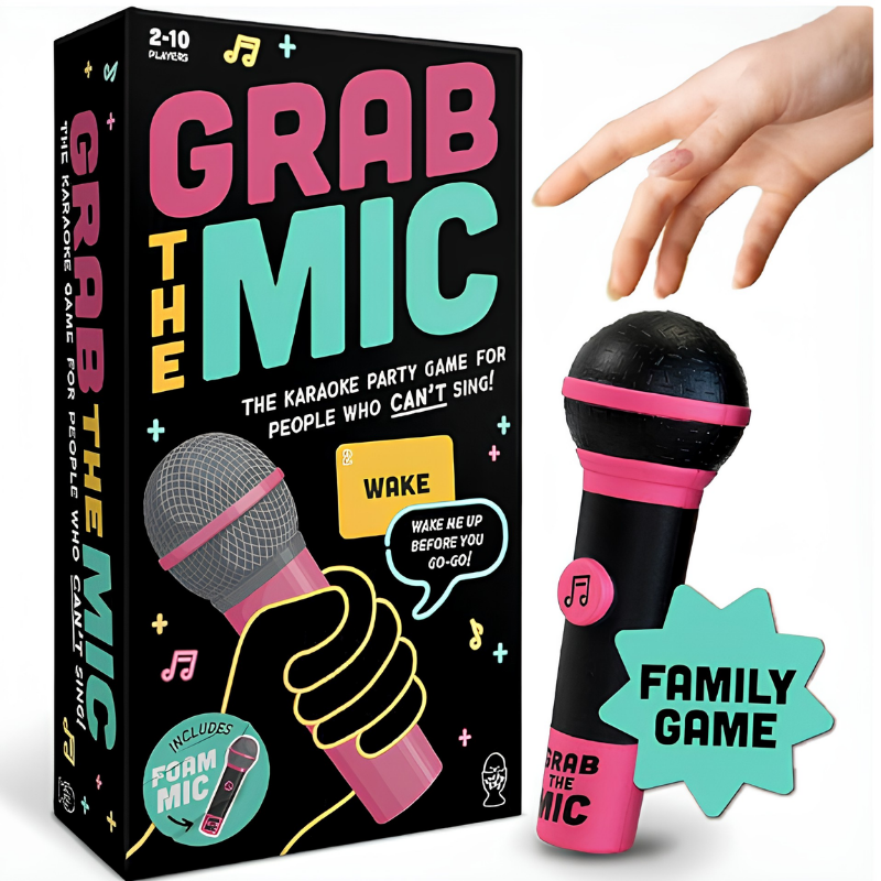 Kletshuts™ MusicGame – Interaktiv Musik Mikrofon Sjov Familielek