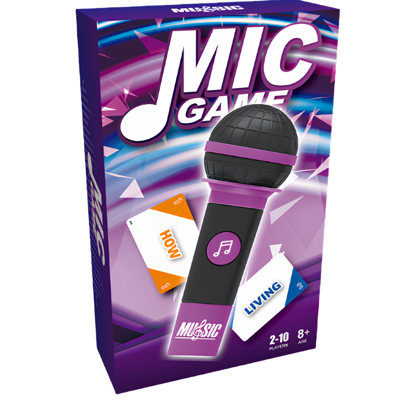 Kletshuts™ MusicGame – Interaktiv Musik Mikrofon Sjov Familielek