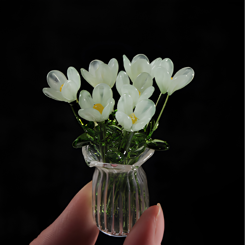 MiniFlower - Moderne Hjemmedekoration Mini Centerpiece Glas Blomster Vase