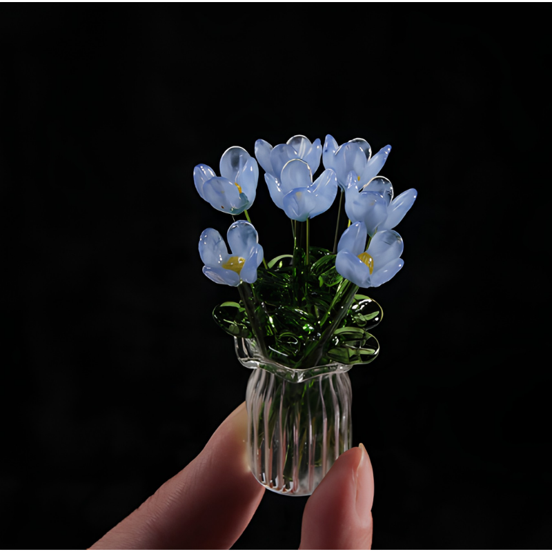 MiniFlower - Moderne Hjemmedekoration Mini Centerpiece Glas Blomster Vase