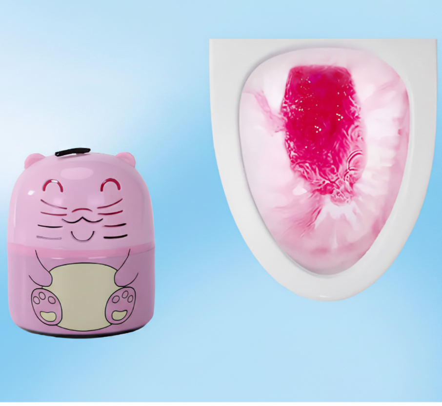 Cleaner Pro° ToiletDeodorizer 1+1 GRATIS: Sødt Formet Toilet Deodorizer Og Rengøringsmiddel
