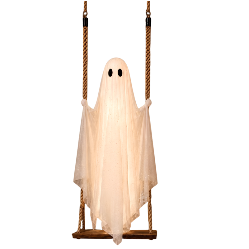 SpookyDecor - Svingende Spøgelse Halloween Spooky Dekoration