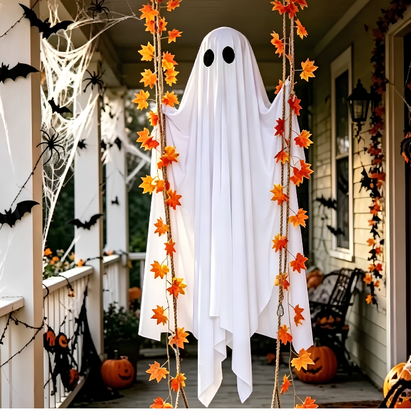 SpookyDecor - Svingende Spøgelse Halloween Spooky Dekoration