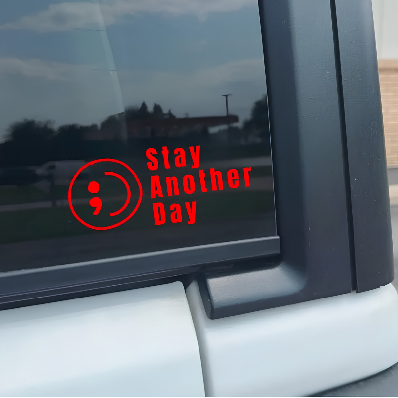 MeaningfulSticker 5+5 GRATIS: Meningsfuld Påmindelse Om At Blive En Dag Mere Vinyl Sticker