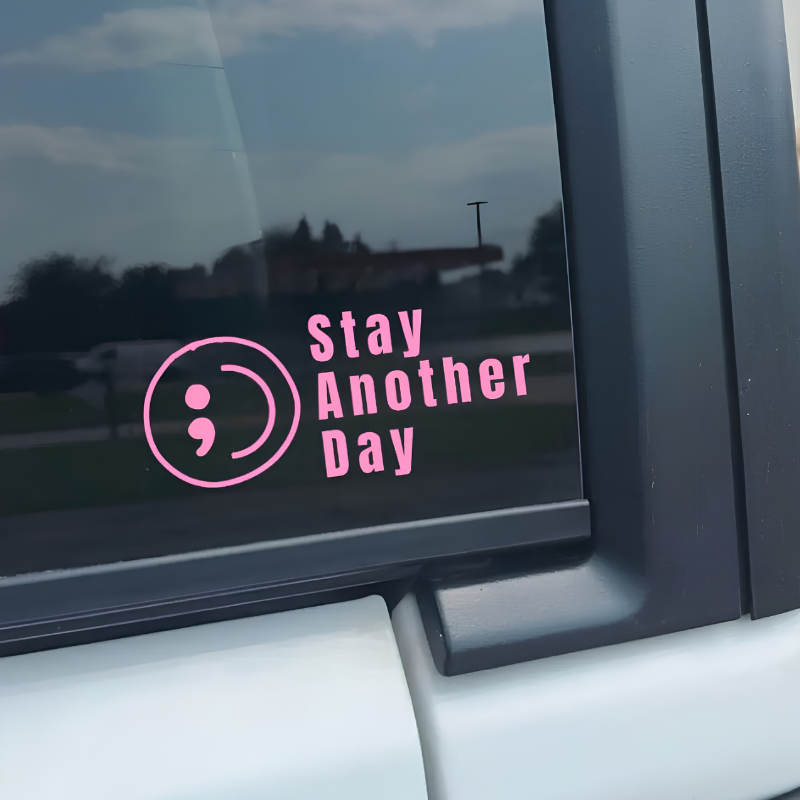 MeaningfulSticker 5+5 GRATIS: Meningsfuld Påmindelse Om At Blive En Dag Mere Vinyl Sticker