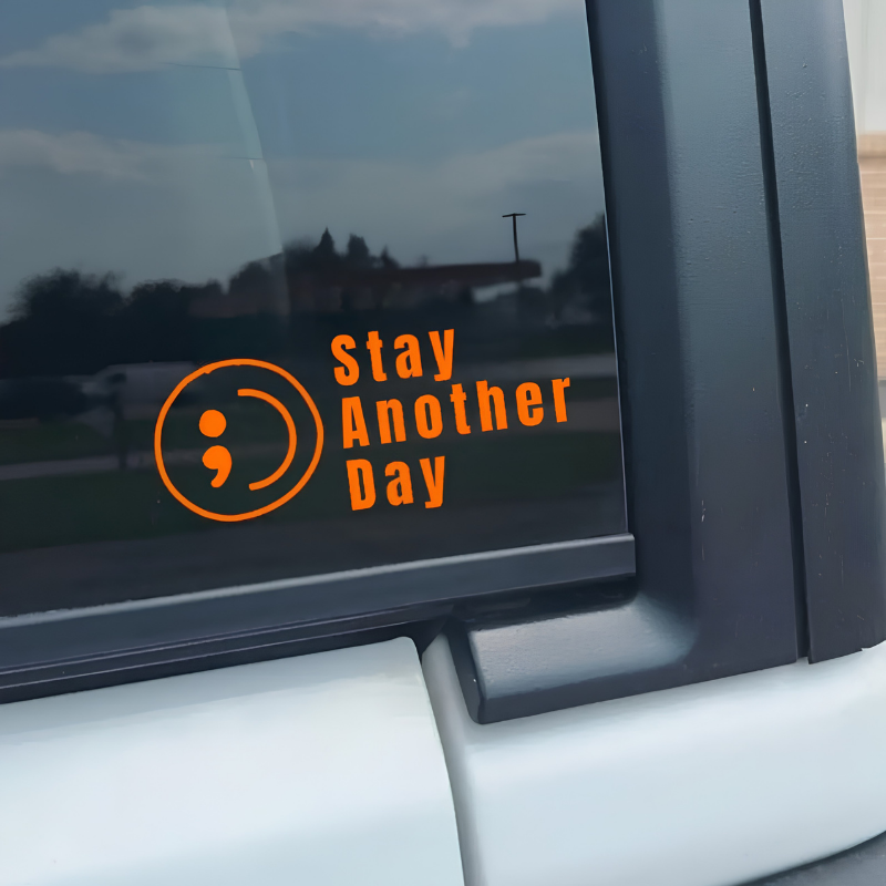 MeaningfulSticker 5+5 GRATIS: Meningsfuld Påmindelse Om At Blive En Dag Mere Vinyl Sticker