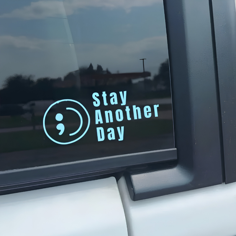 MeaningfulSticker 5+5 GRATIS: Meningsfuld Påmindelse Om At Blive En Dag Mere Vinyl Sticker
