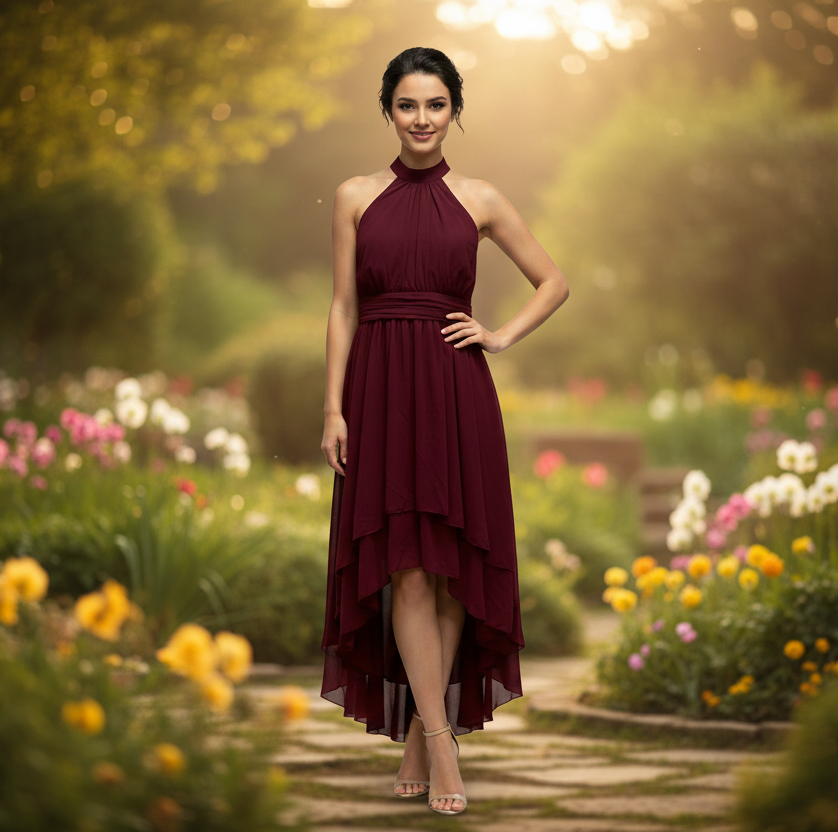 Icone™ FlatteringDress: Alsidig Elegant Og Stilfuld Flatterende Kjole