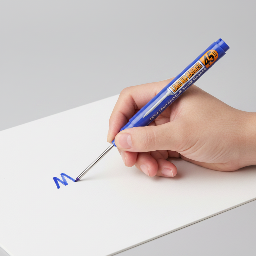 PrecisionMarker 2+2 GRATIS: Multifunktionel Høj Præcision 45mm Lang Pen Tip Og Dybde Marker