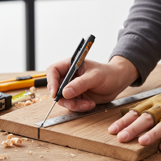 PrecisionMarker 2+2 GRATIS: Multifunktionel Høj Præcision 45mm Lang Pen Tip Og Dybde Marker
