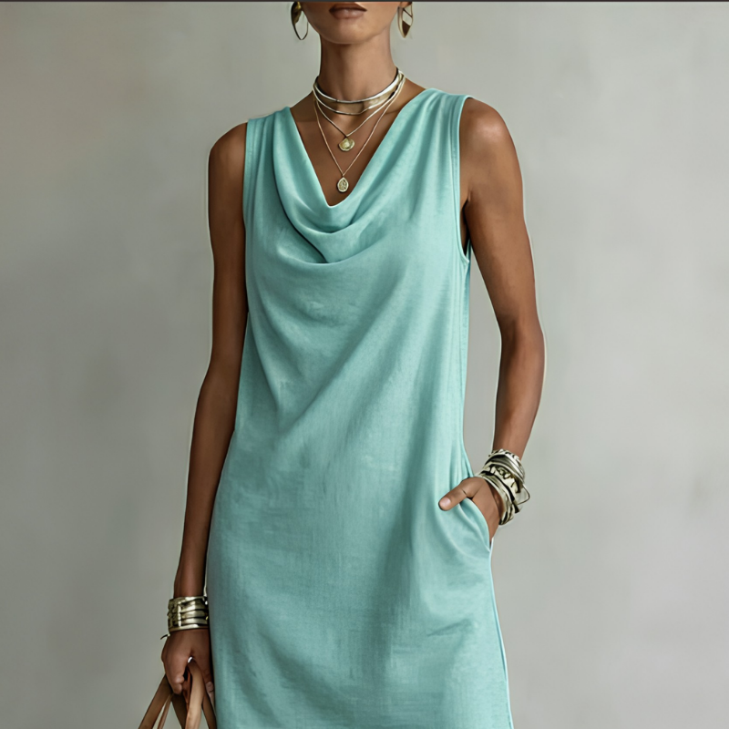 Icone™ SleevelessDress: Elegant Slim Fit Ærmeløs Kjole Til Kvinder
