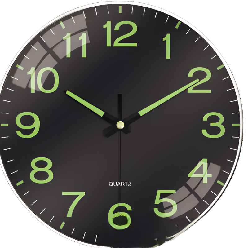 GlowTime - Elegant Moderne Luminous Glow Time Dekorativ Vægur