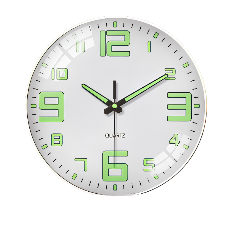 GlowTime - Elegant Moderne Luminous Glow Time Dekorativ Vægur