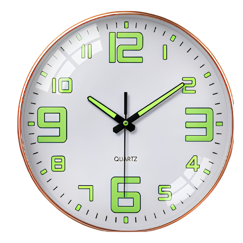 GlowTime - Elegant Moderne Luminous Glow Time Dekorativ Vægur