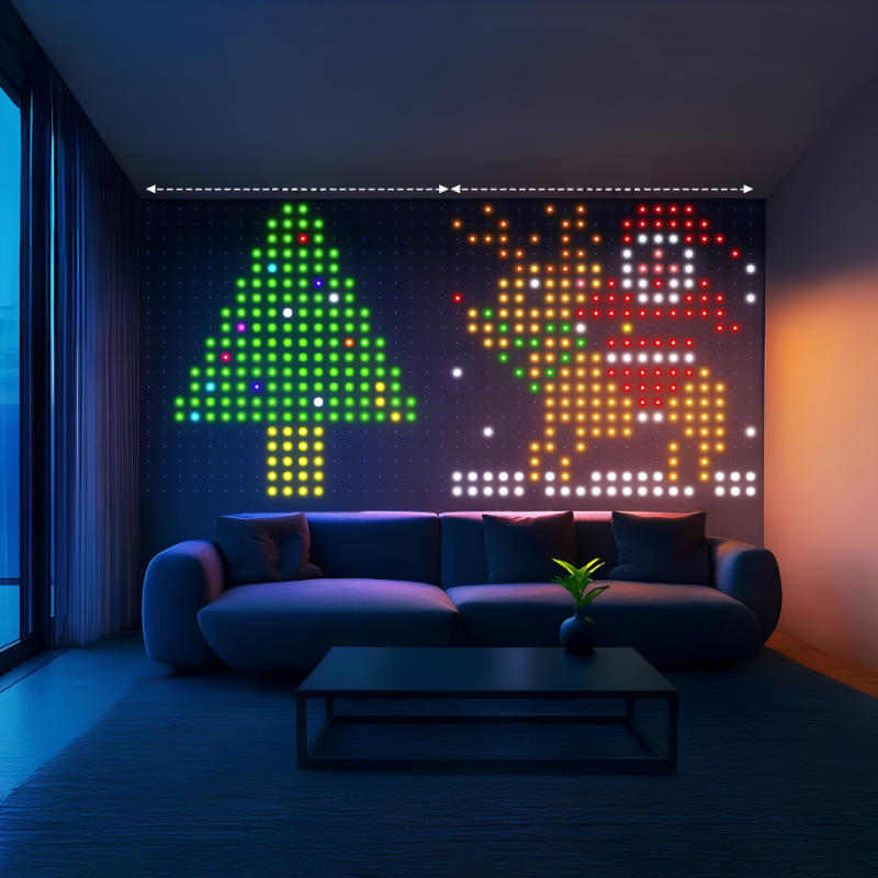 Ledsen™ ChristmasLED - Jule Smart LED Udendørs Og Væg Gardin Lys
