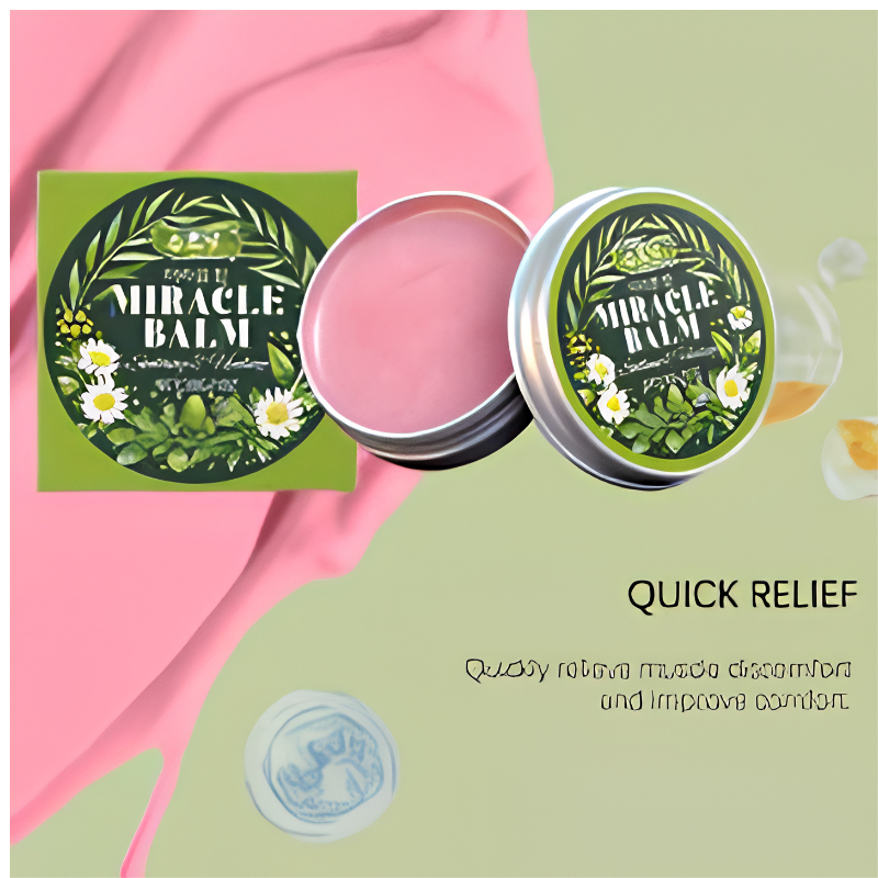 MiracleBalm™ 1+1 GRATIS: Multi-Formål Beroligende Hurtigvirkende Lindrende Miracle Balm
