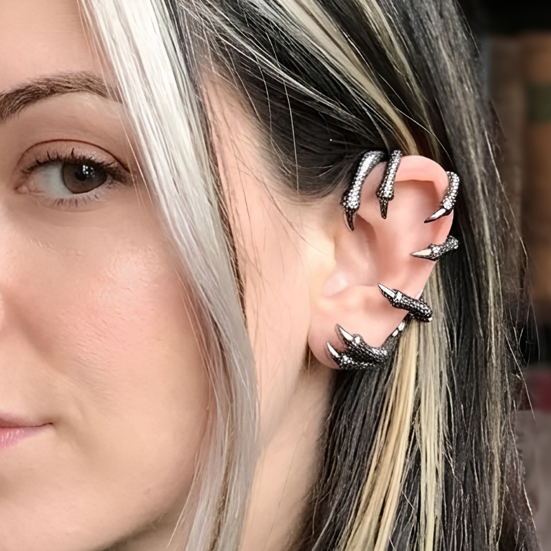 Jewelance™ ClawCuffs - Chic Og Alsidig Modeaccessory Kløer Oreklemmer