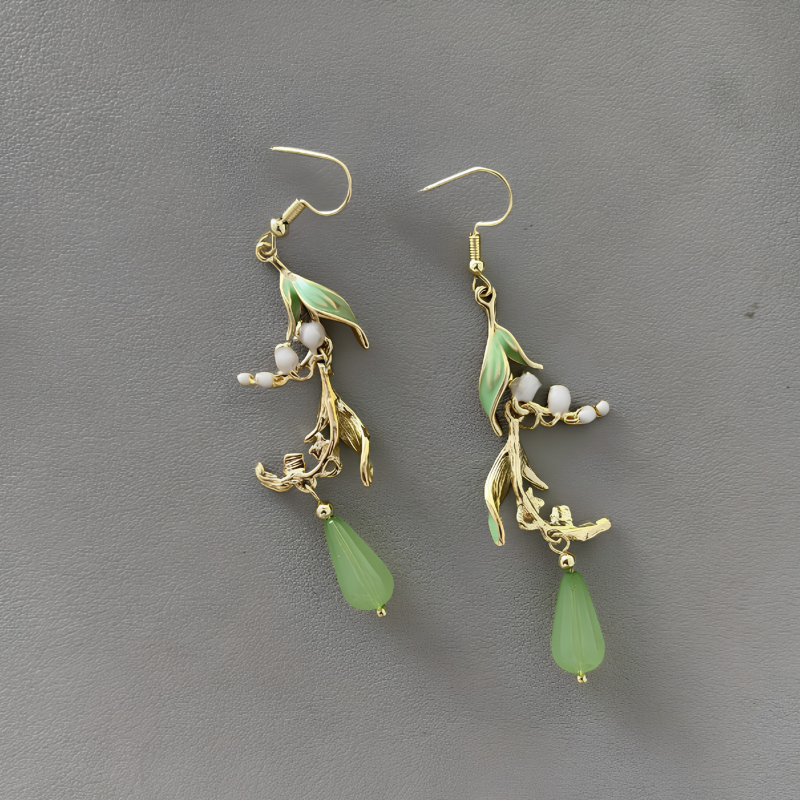 Jewelance™ LilyEarrings 1+1 GRATIS: Elegante Blomster Lily Mode Dråbeøreringe