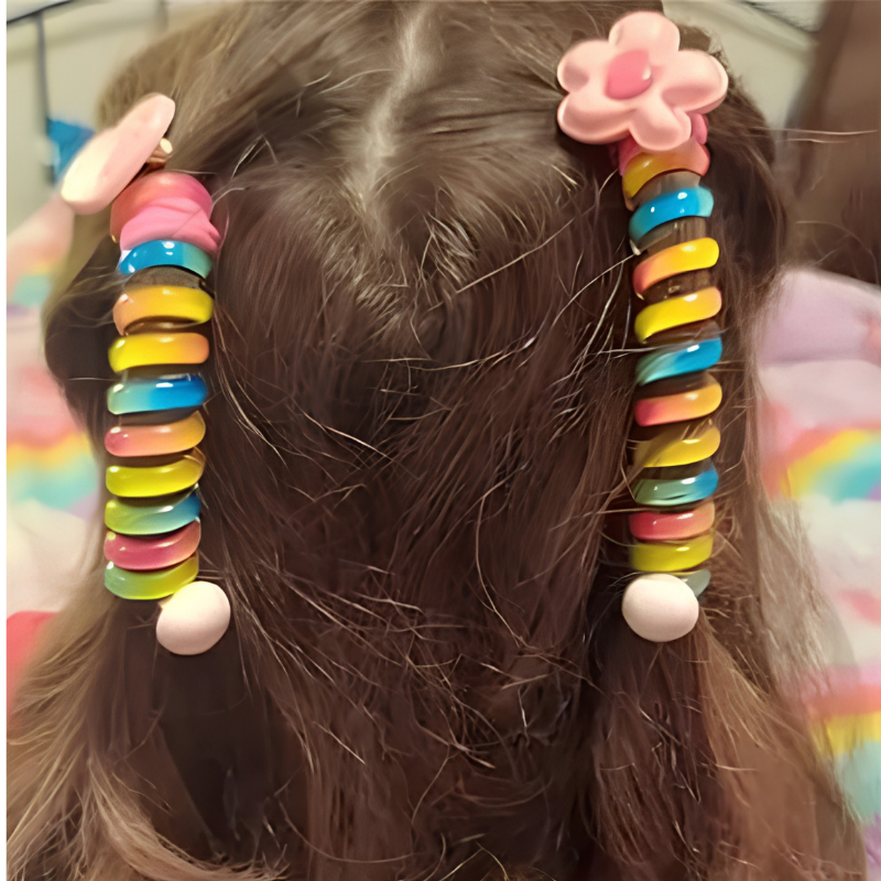 Kletshuts™ HairBands 2+2 GRATIS: Farverige Hårtilbehør Hverdag Hår Spiralbånd