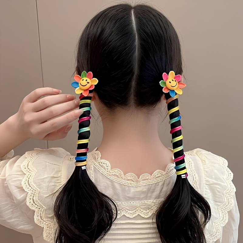 Kletshuts™ HairBands 2+2 GRATIS: Farverige Hårtilbehør Hverdag Hår Spiralbånd