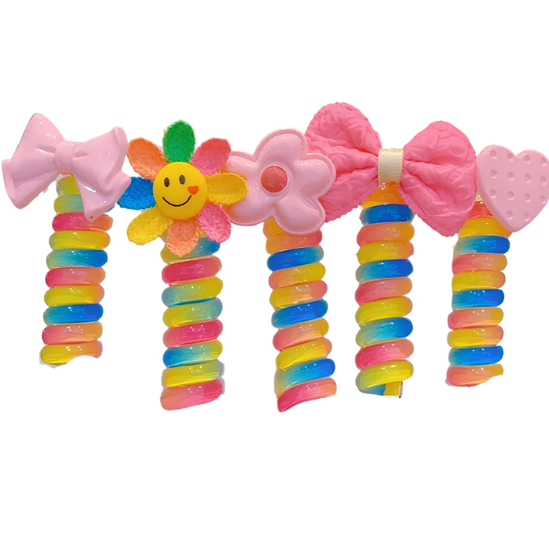 Kletshuts™ HairBands 2+2 GRATIS: Farverige Hårtilbehør Hverdag Hår Spiralbånd