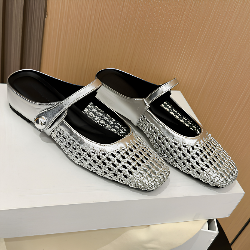 Happy™ SquareShoes: Nem Slip-On Firkanthoved Design Åndbare Sko Til Kvinder