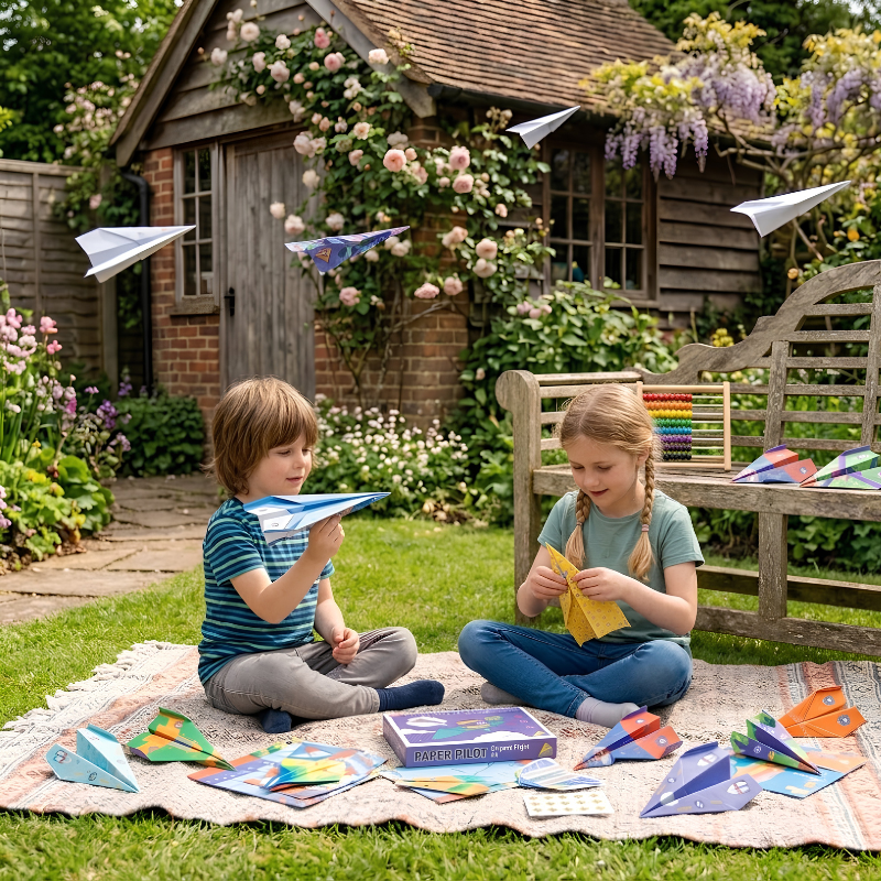 Kletshuts™ PaperPlane: DIY Kreativ Og Interaktiv Papirfly Toy Kit