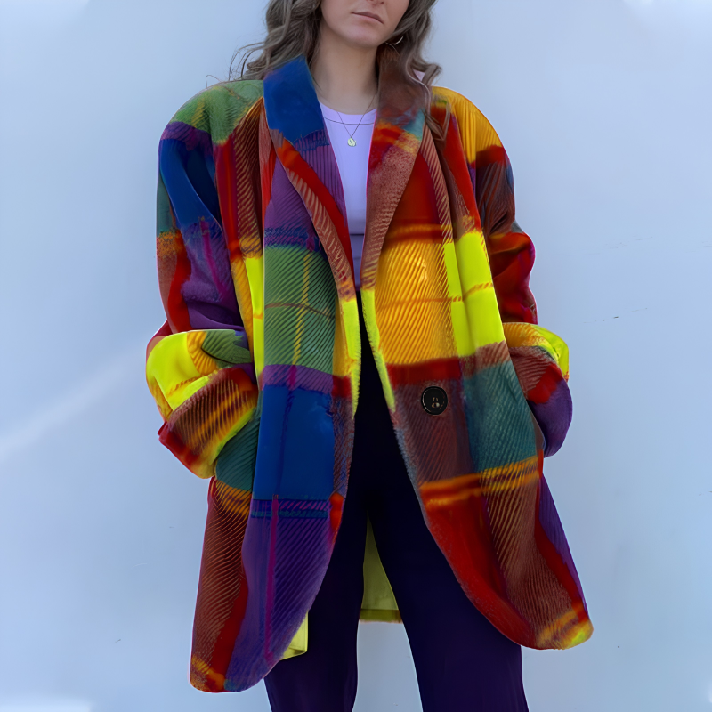 Icone™ TrendCoat: Elegant Kvindemode Trend Frakke Til Uformelle Udflykter