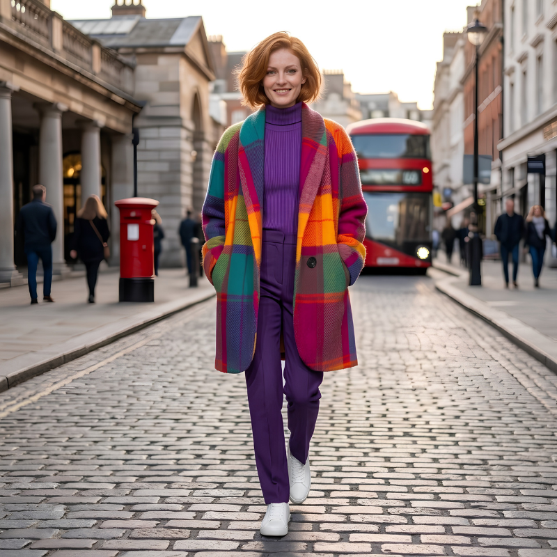 Icone™ TrendCoat: Elegant Kvindemode Trend Frakke Til Uformelle Udflykter