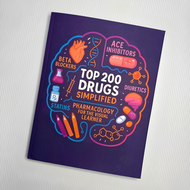 PharmaVision - Visuel Læring Farmakologi Studieguide Bog