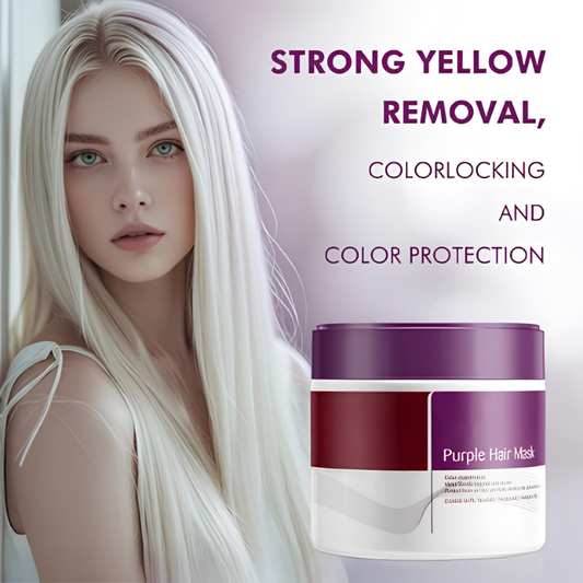 Rose® KeratinMask: Farve Og Dybde Reparationslilla Keratin Toning Hårmaske