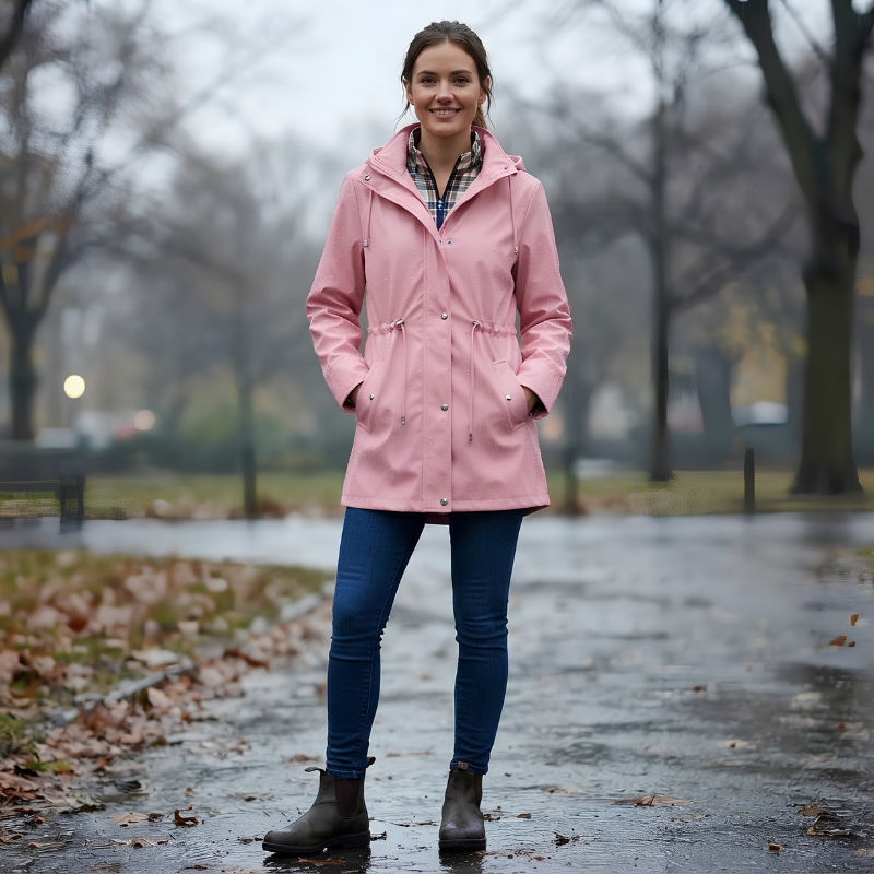 Icone™ RainLuxe - Kvinders Luksuriøse Og Chic Vandtætte Regnjakke