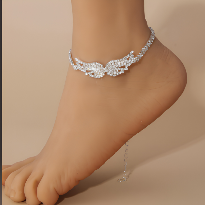 Jewelance™ WingsAnklet 1+1 GRATIS: Stilfuld Mode Rhinestone Engel Vinger Anklet