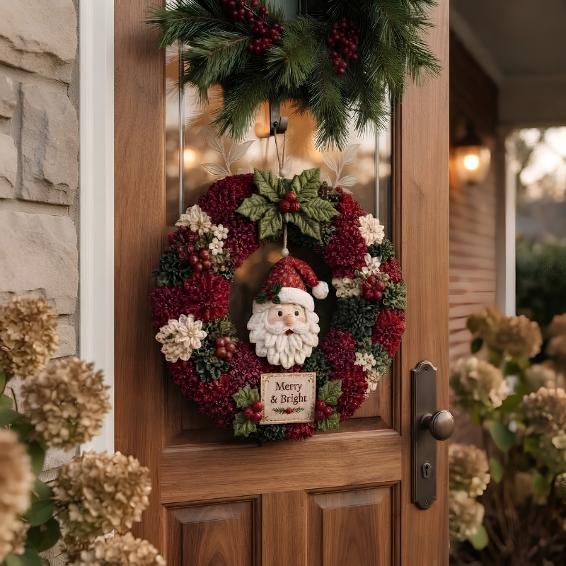 DIYWreath - Lav Det Selv Poke Craft Art Krans Jul Holiday Dekor