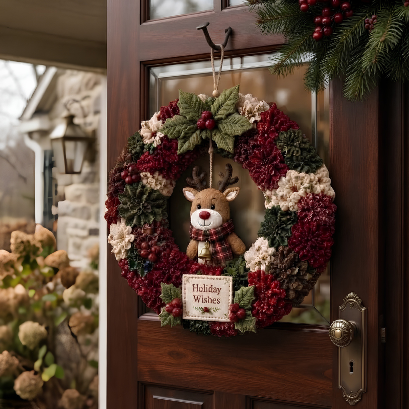 DIYWreath - Lav Det Selv Poke Craft Art Krans Jul Holiday Dekor
