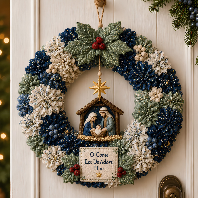 DIYWreath - Lav Det Selv Poke Craft Art Krans Jul Holiday Dekor