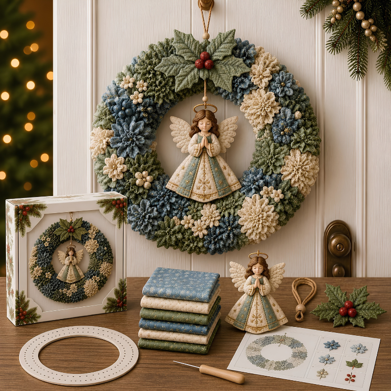 DIYWreath - Lav Det Selv Poke Craft Art Krans Jul Holiday Dekor