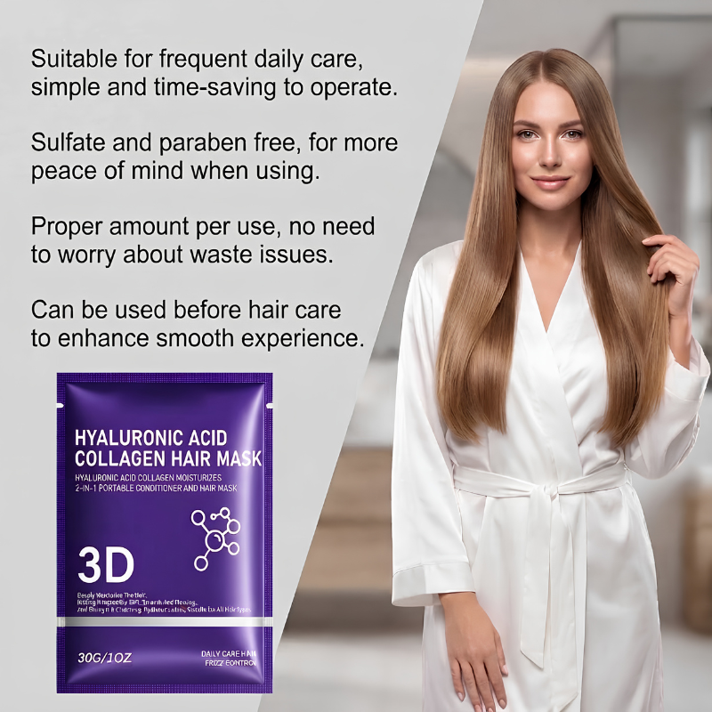 Rose® HairMask 1+1 GRATIS: Fugtgivende Glatgørende Dybt Conditioner Hårmaske