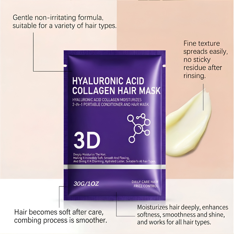 Rose® HairMask 1+1 GRATIS: Fugtgivende Glatgørende Dybt Conditioner Hårmaske