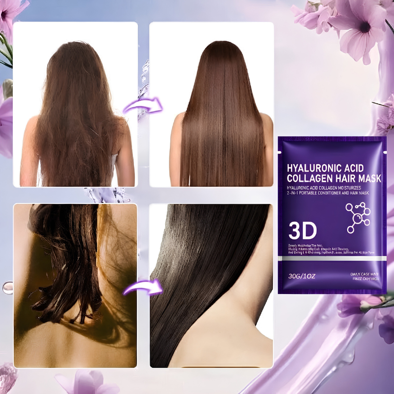 Rose® HairMask 1+1 GRATIS: Fugtgivende Glatgørende Dybt Conditioner Hårmaske