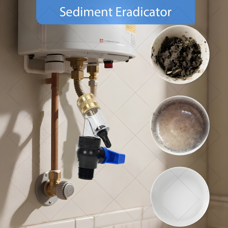 SedimentBuster - Professionelt Afkalkningsværktøj Til Sediment Buster Flush