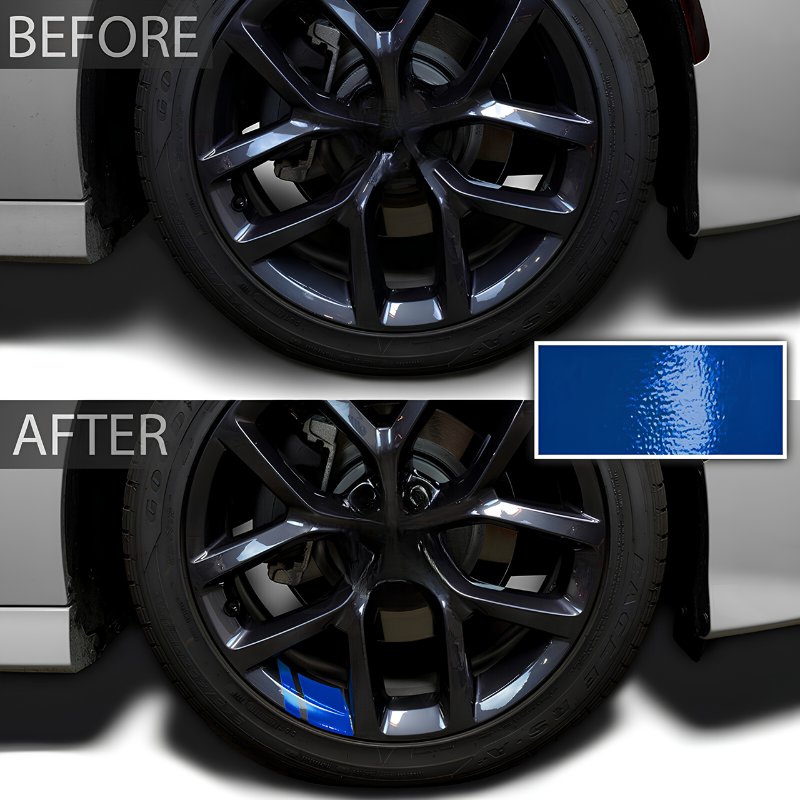ReflectiveStrips 2+2 Sæt GRATIS: Reflekterende Striber Til Bilfælge Klistermærkesæt