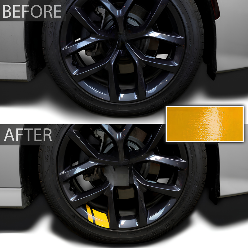 ReflectiveStrips 2+2 Sæt GRATIS: Reflekterende Striber Til Bilfælge Klistermærkesæt